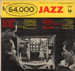 "$64,000 Jazz" record cover from 1955